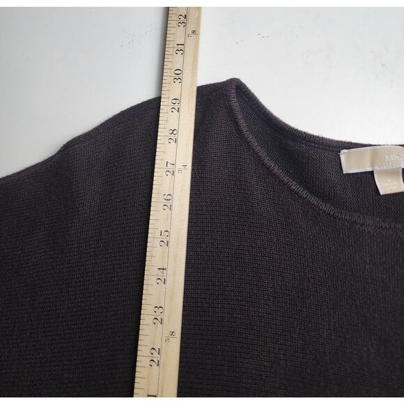 Michael kors Women's L Brown soft Professional classic sweater W zipper detail. - Picture 13 of 14